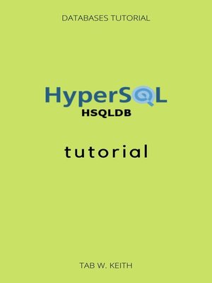 cover image of HSQLDB Tutorial